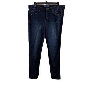 Democracy Womens Jeans Size 14 Ab Solution Dark Wash Stretch Skinny Stretch